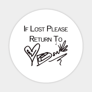 If Lost Please Return To - Dom PC Auto Magnet